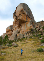 Каменный Сфинкс в горах Сары-Арка