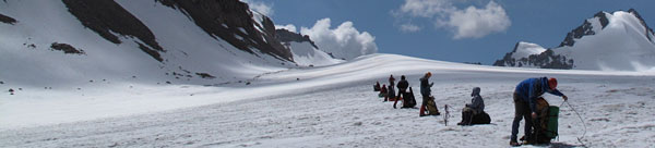 Тянь-Шань большая туриада горного клуба на Киргизском Хребте