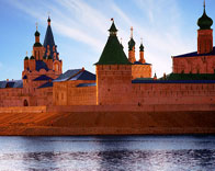Monastery on the river Volga