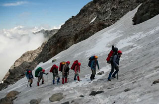 Поход группы Ивана Родионова по хребту Ле-Гранд-Рус во Французских Альпах