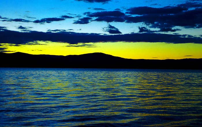 Sonnenuntergang auf dem Turgojaksee