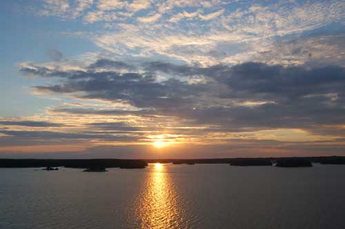 Закат над Балтийским морем