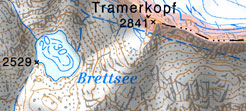 Современное состояние ледников на склонах горы Трамеркопф