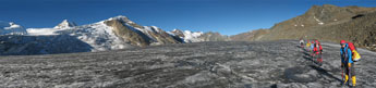 На леднике Ташахфернер в Эцтальских Альпах