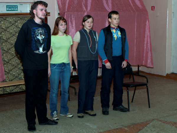 Малый хор Опоссумов на конкурсе туристской песни