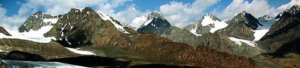 Тянь-Шань Киргизский хребет в верхней части долины Иссык-Ата