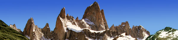 Знаменитая вершина в Патагонии гора Фитц Рой