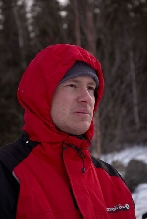 Участник лыжного похода на хребет Нургуш Михаил Бакулин