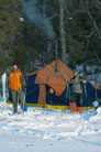 Палатка для походов зимой